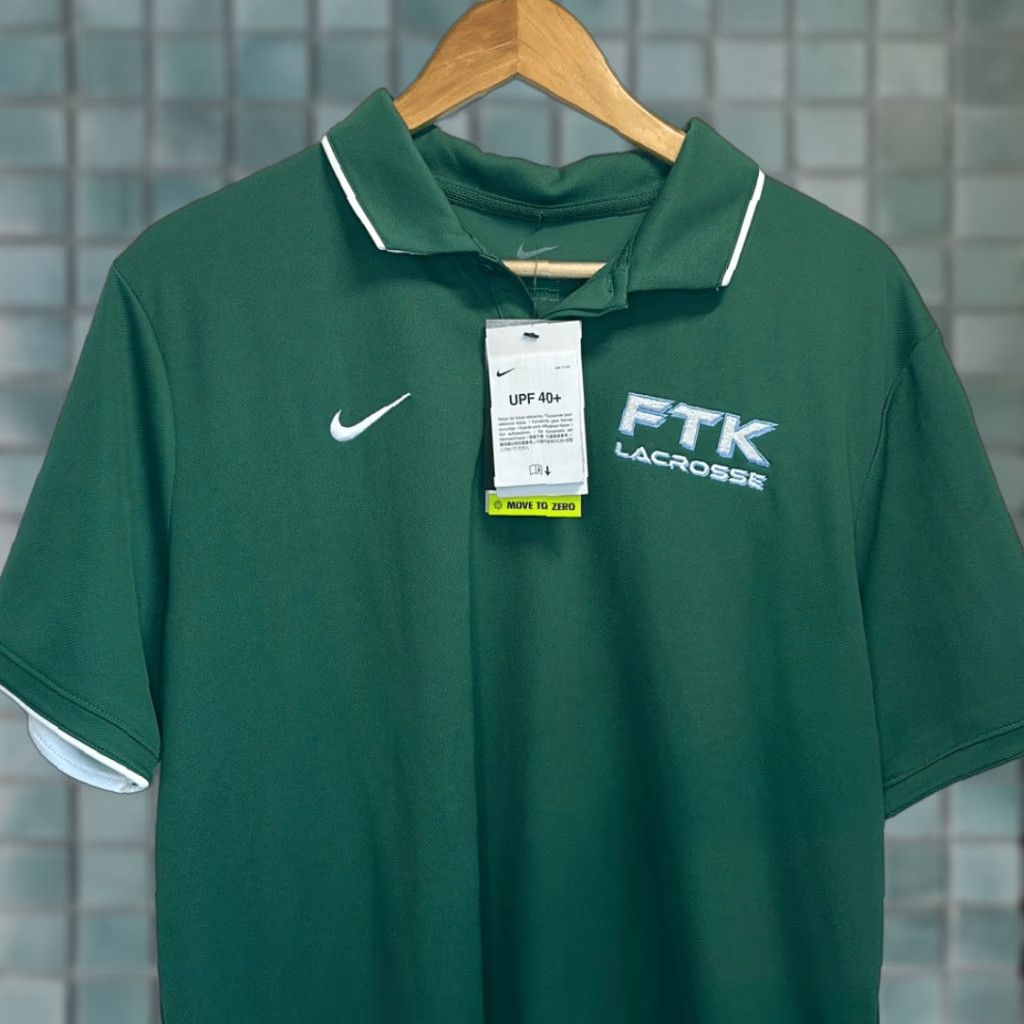 Nike Nike Polo Shirt Men L Green Multicolor Short Sleeve Lacrosse NEW CW3415-341 FTK Size US L / EU 52-54 / 3 - 1 Thumbnail