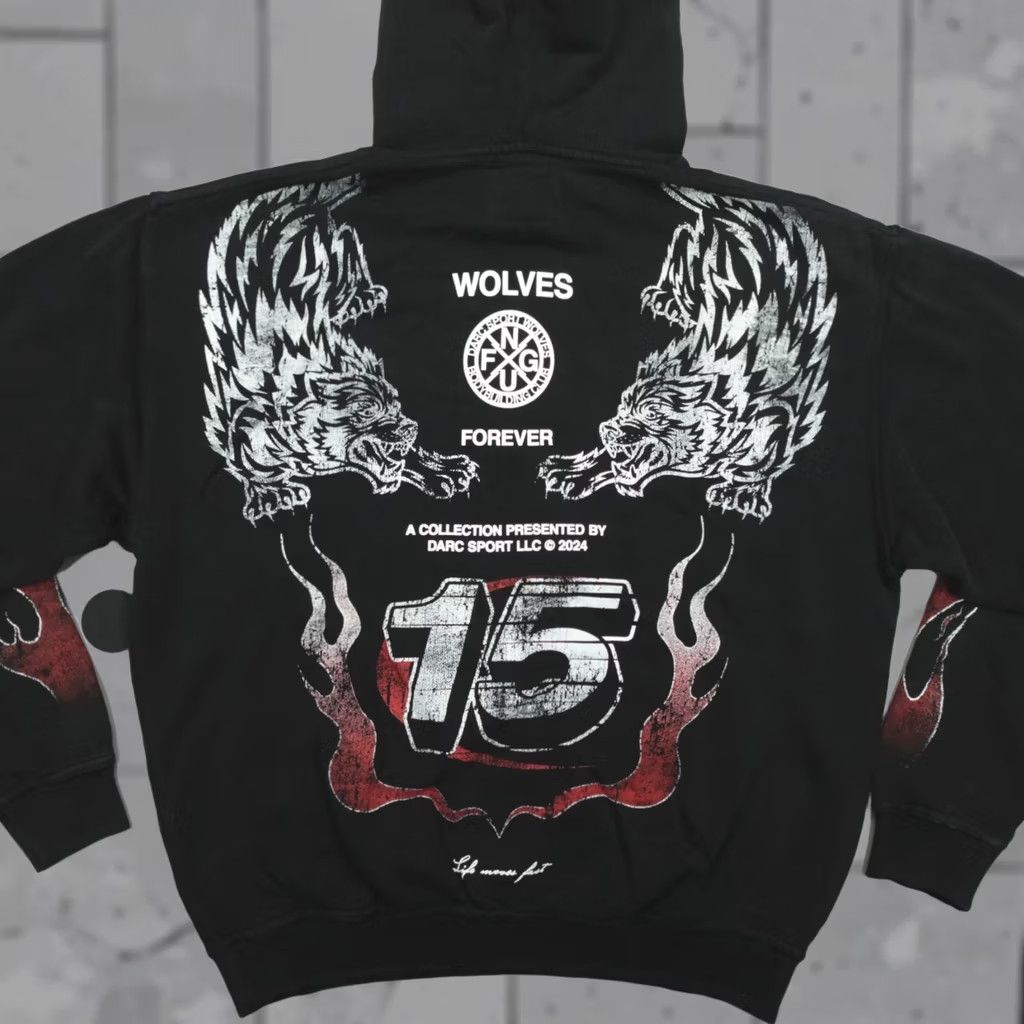 Darc Sport DARC SPORT X SPIDER-MAN X CARNAGE “P” HOODIE BLACK