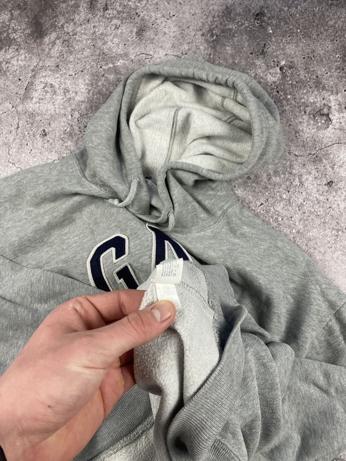 Gap × Vintage Vintage Gap Baggy big logo Y2K Distressed hoodie 90s Size US XL / EU 56 / 4 - 5 Thumbnail