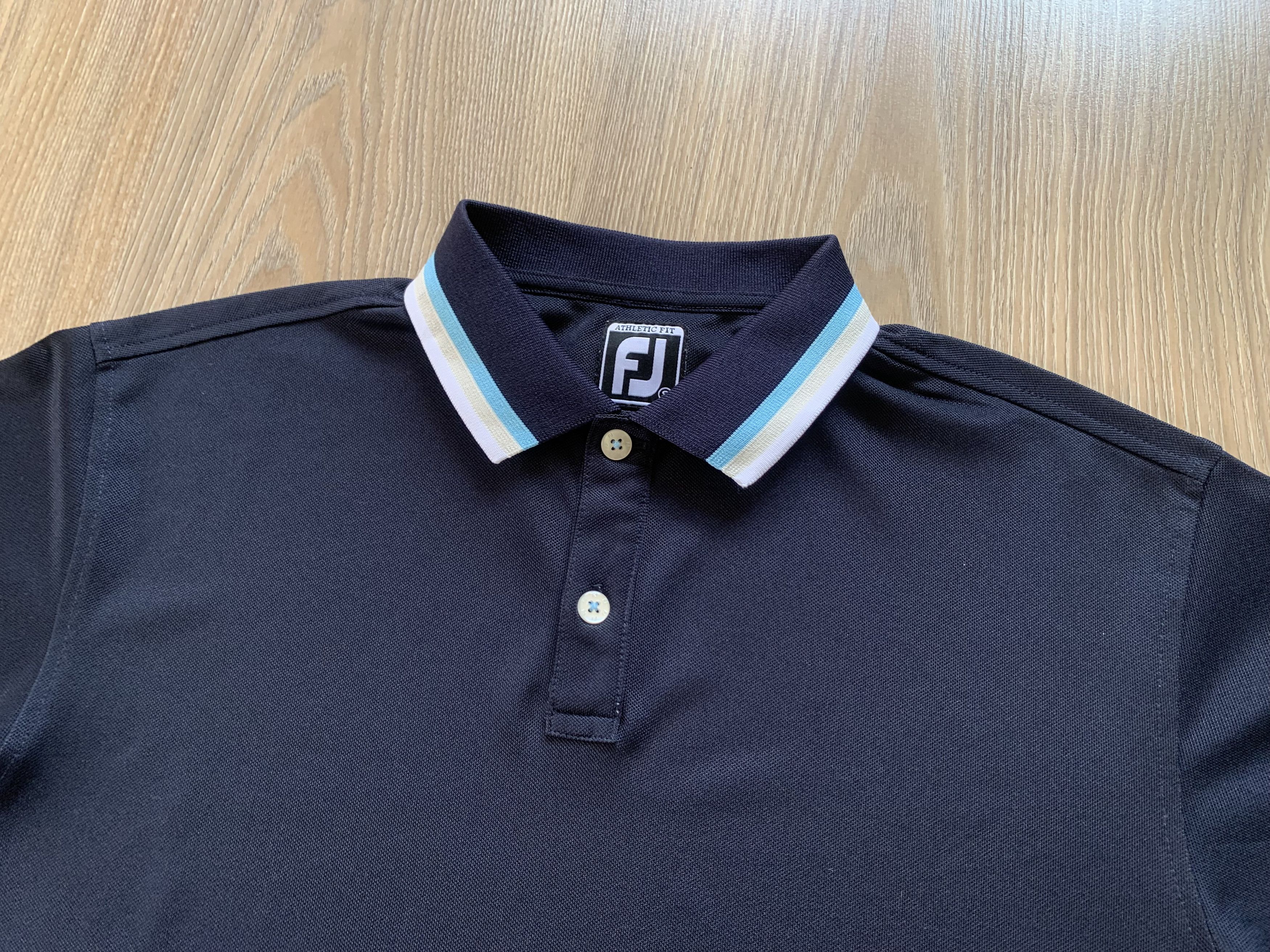 Footjoy Footjoy Navy Blue Golf Polo Shirt Size US S / EU 44-46 / 1 - 4 Thumbnail