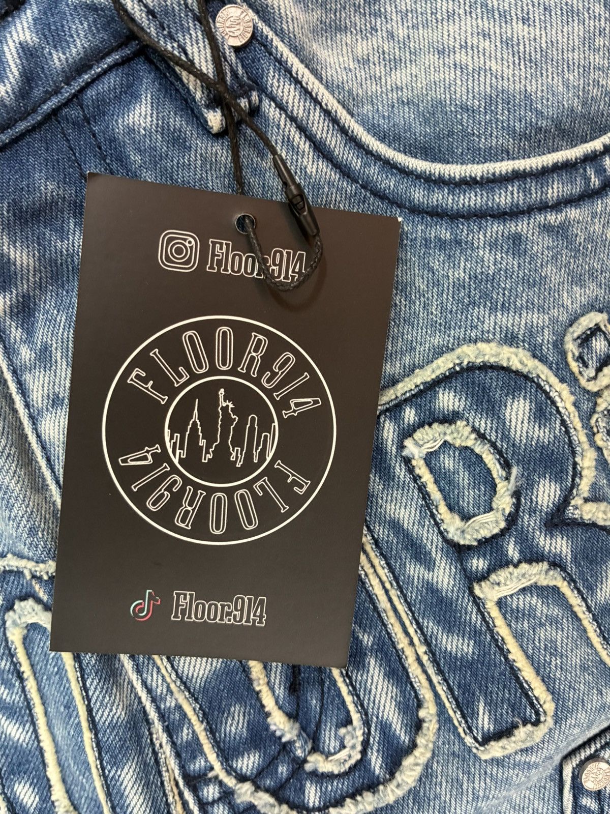 Other Floor 914 Triple Knee Jeans Size US 34 / EU 50 - 3 Thumbnail