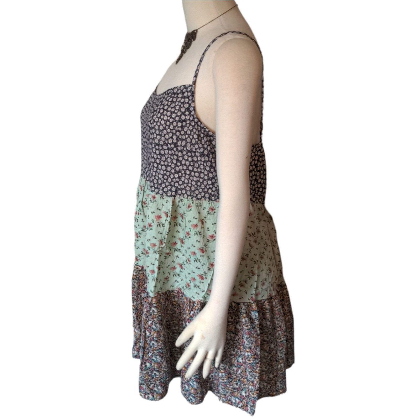 Other HAYDEN Heather Retro Look Floral Tiered Dress 90s Y2K Vibes Size S / US 4 / IT 40 - 6 Thumbnail