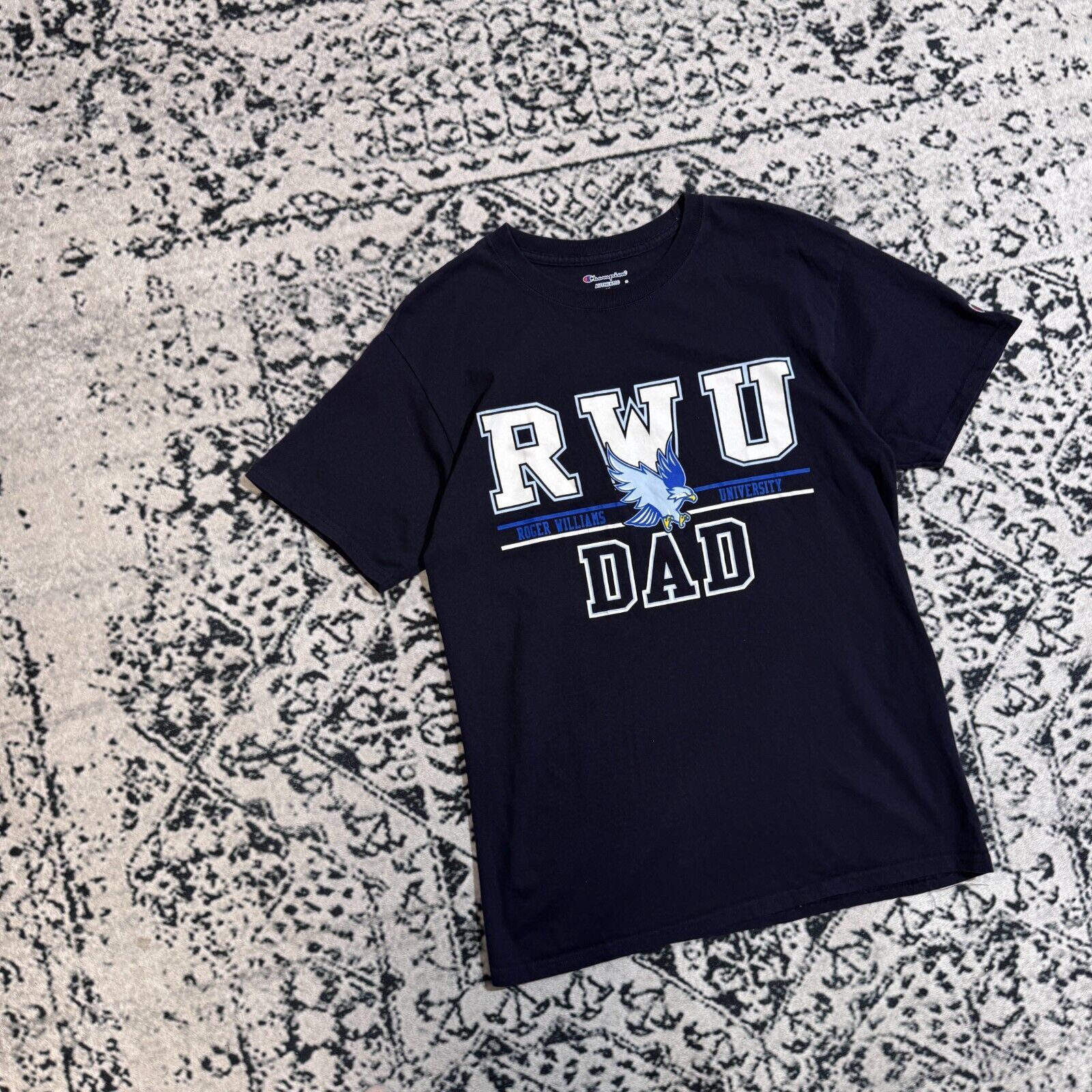Champion × Vintage Vintage Champion Unisex Navy Cotton T-Shirt Size M Y2K 90s Size US M / EU 48-50 / 2 - 3 Thumbnail