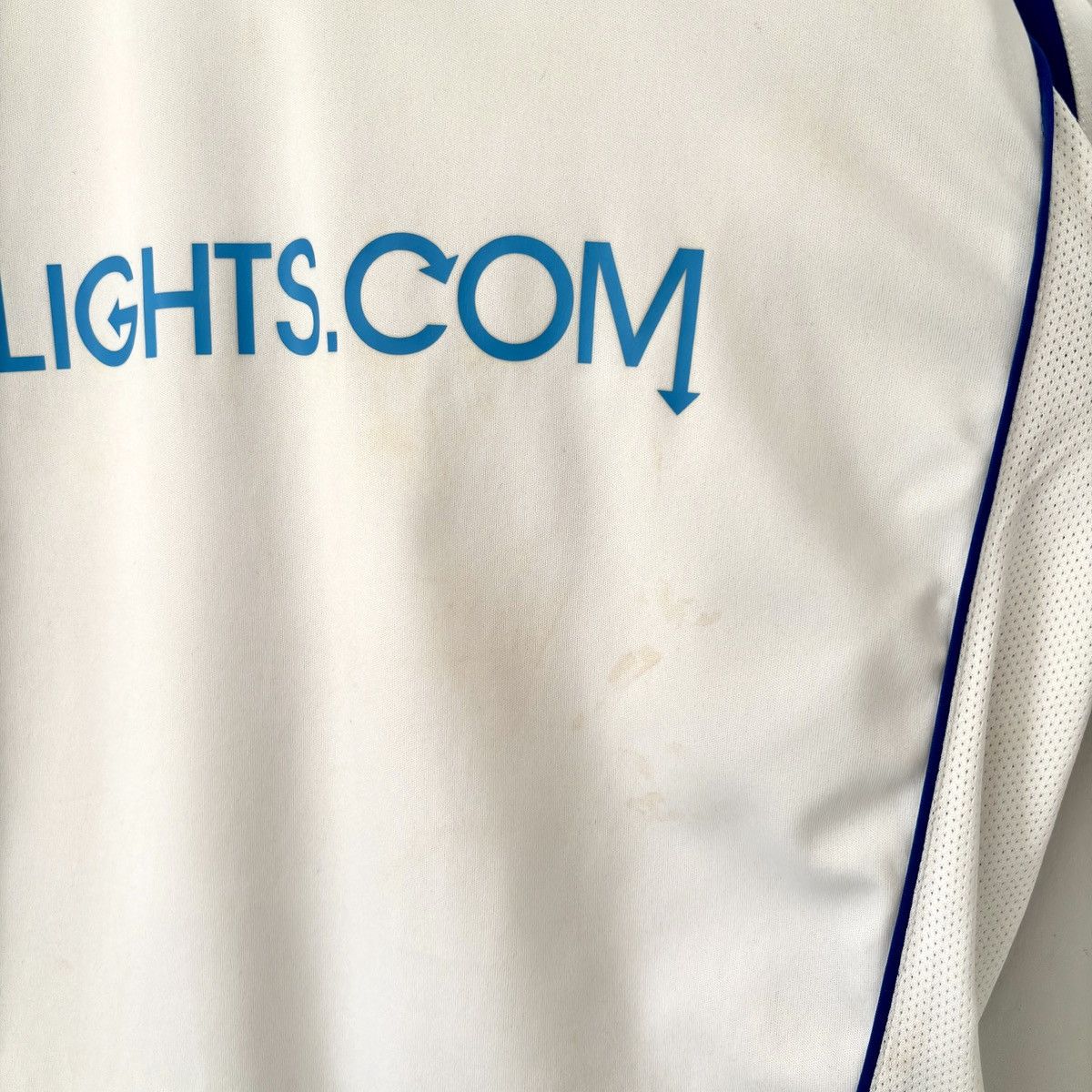 Vintage 2008 2009 Leeds United Vintage Macron Home it Soccer Jersey Size US L / EU 52-54 / 3 - 5 Thumbnail