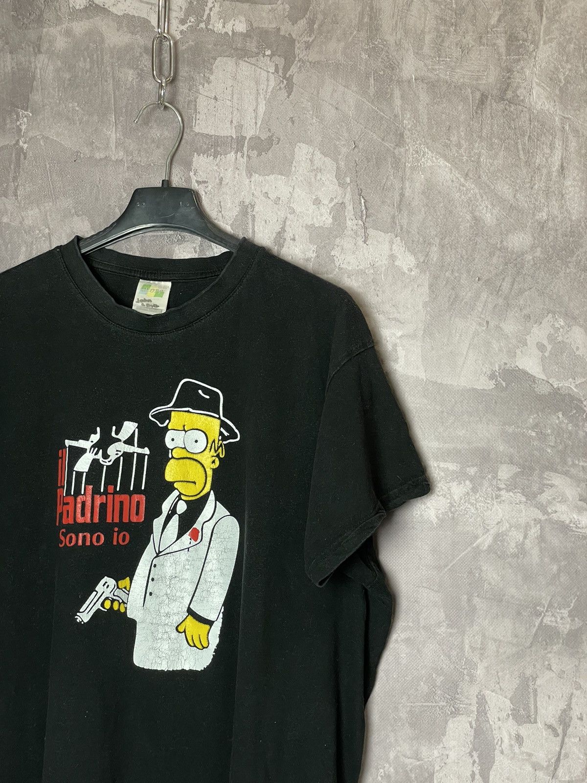 The Simpsons × Vintage Vintage The Simpsons Homer T-Shirt “Padrino” God Father Paro Size US L / EU 52-54 / 3 - 3 Thumbnail