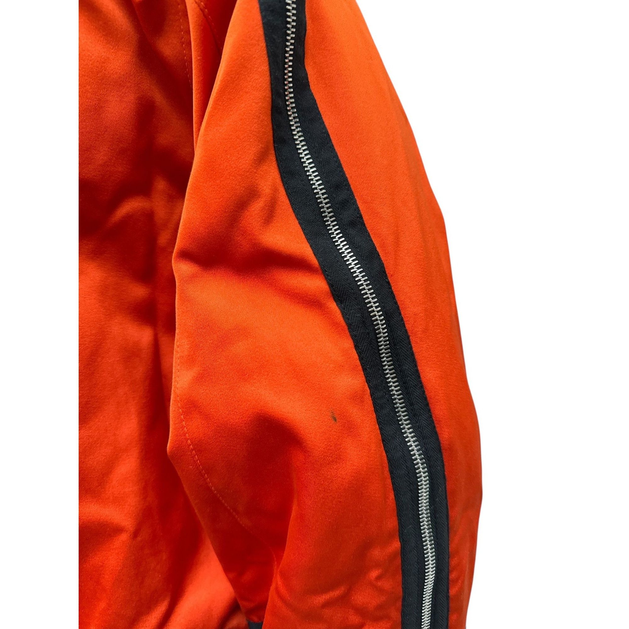 Dries Van Noten Fall/Winter 2014 Orange Back-Zip Bomber Jacket Size S / US 4 / IT 40 - 6 Thumbnail