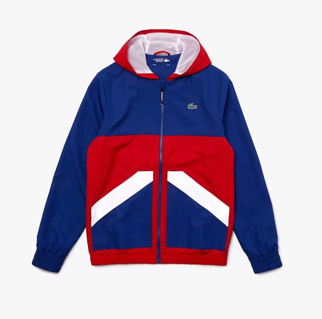 Lacoste Lacoste Colorblock Hooded Sports Jacket Size US M / EU 48-50 / 2 - 1 Thumbnail