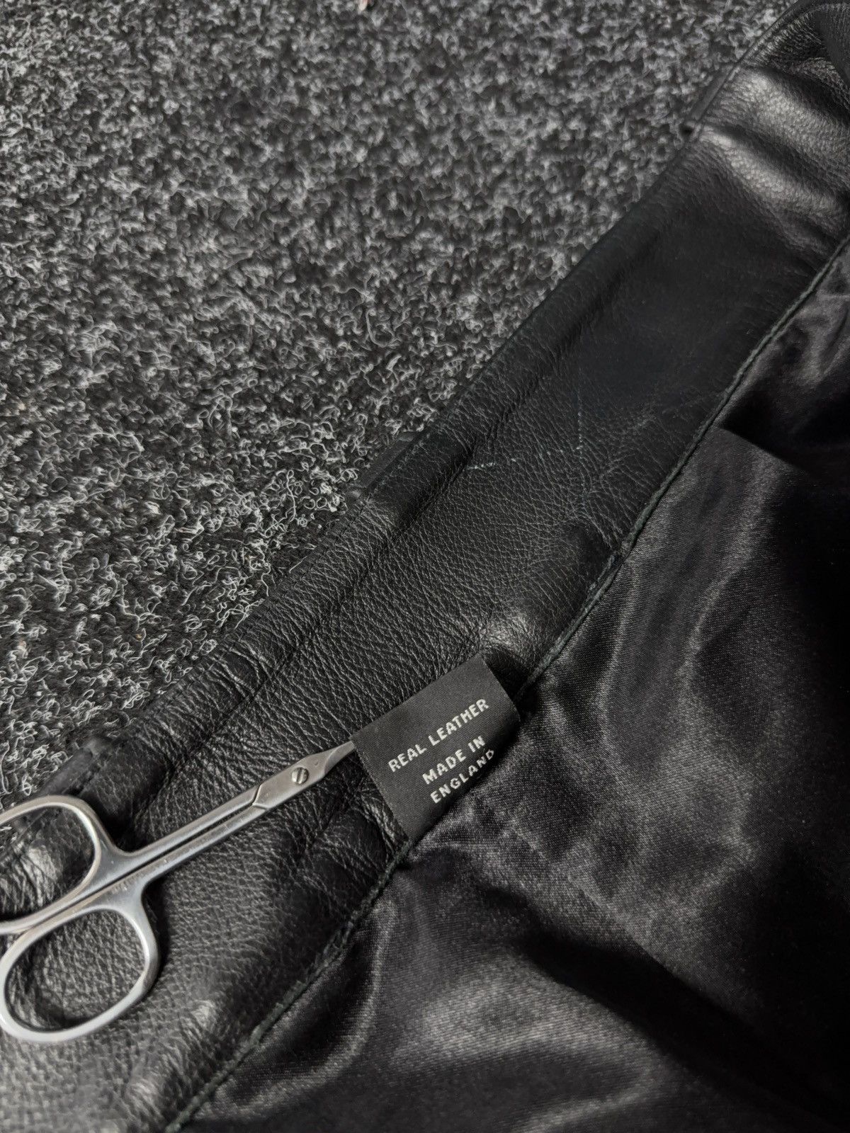 Leather Y2K Vintage Leather Pants Opium Style Alt Biker USA Rare Size US 37 - 7 Thumbnail