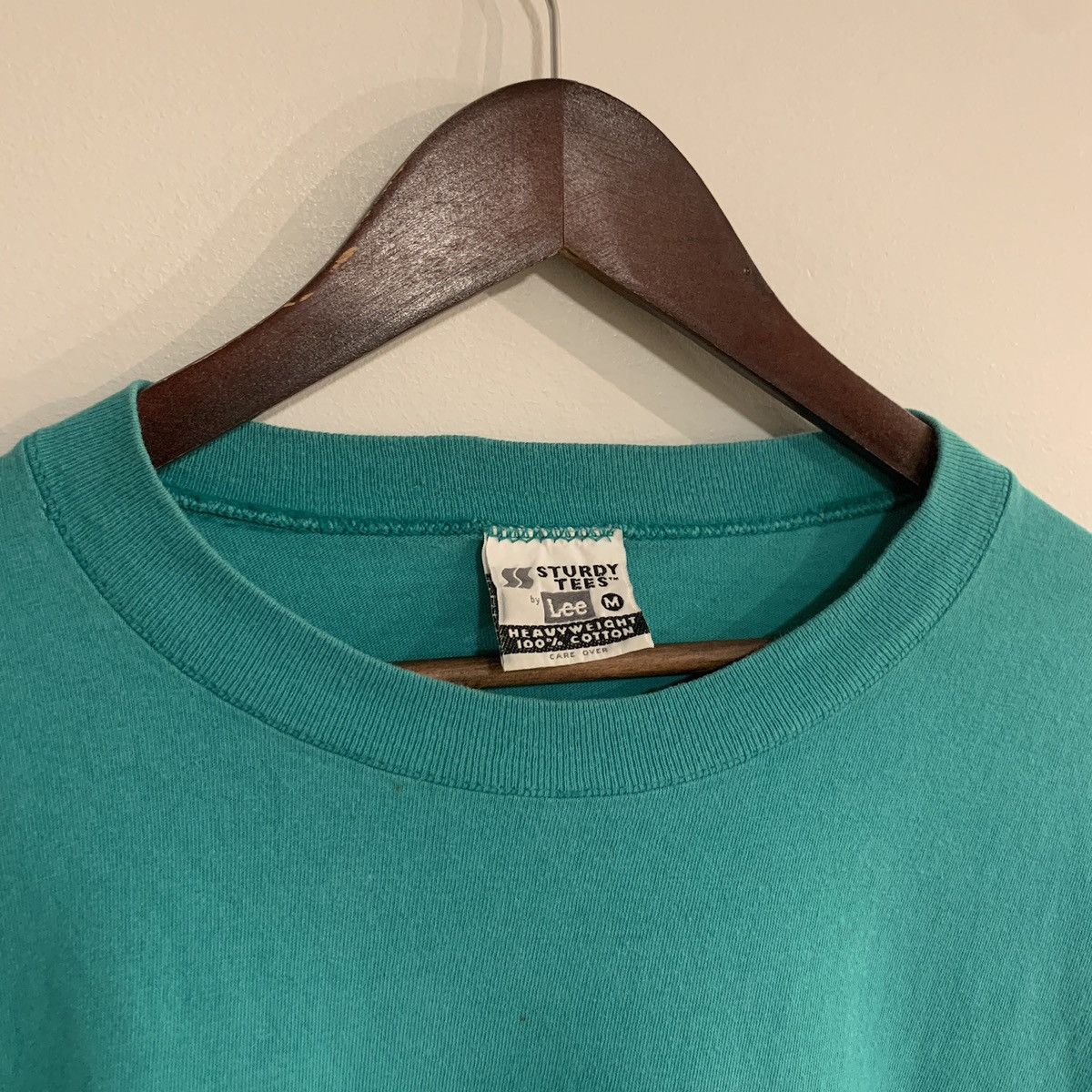Lee × Vintage Vintage 80s 90s Lee Blank T Shirt OVERSIZE Baggy Size US M / EU 48-50 / 2 - 2 Thumbnail
