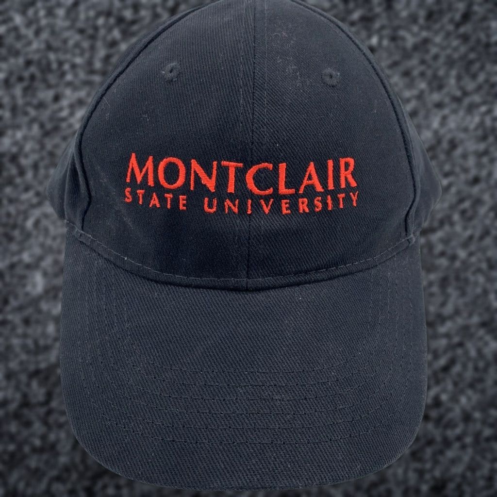 Port & Company Montclair State University Hat Mens One Size Black Campus Life Strap Back Size ONE SIZE - 1 Thumbnail
