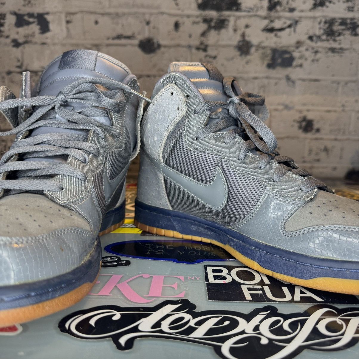 Nike Nike Dunk High Deluxe Ostrich Light Graphite Sz 10 No Box Size US 10 / EU 43 - 7 Thumbnail