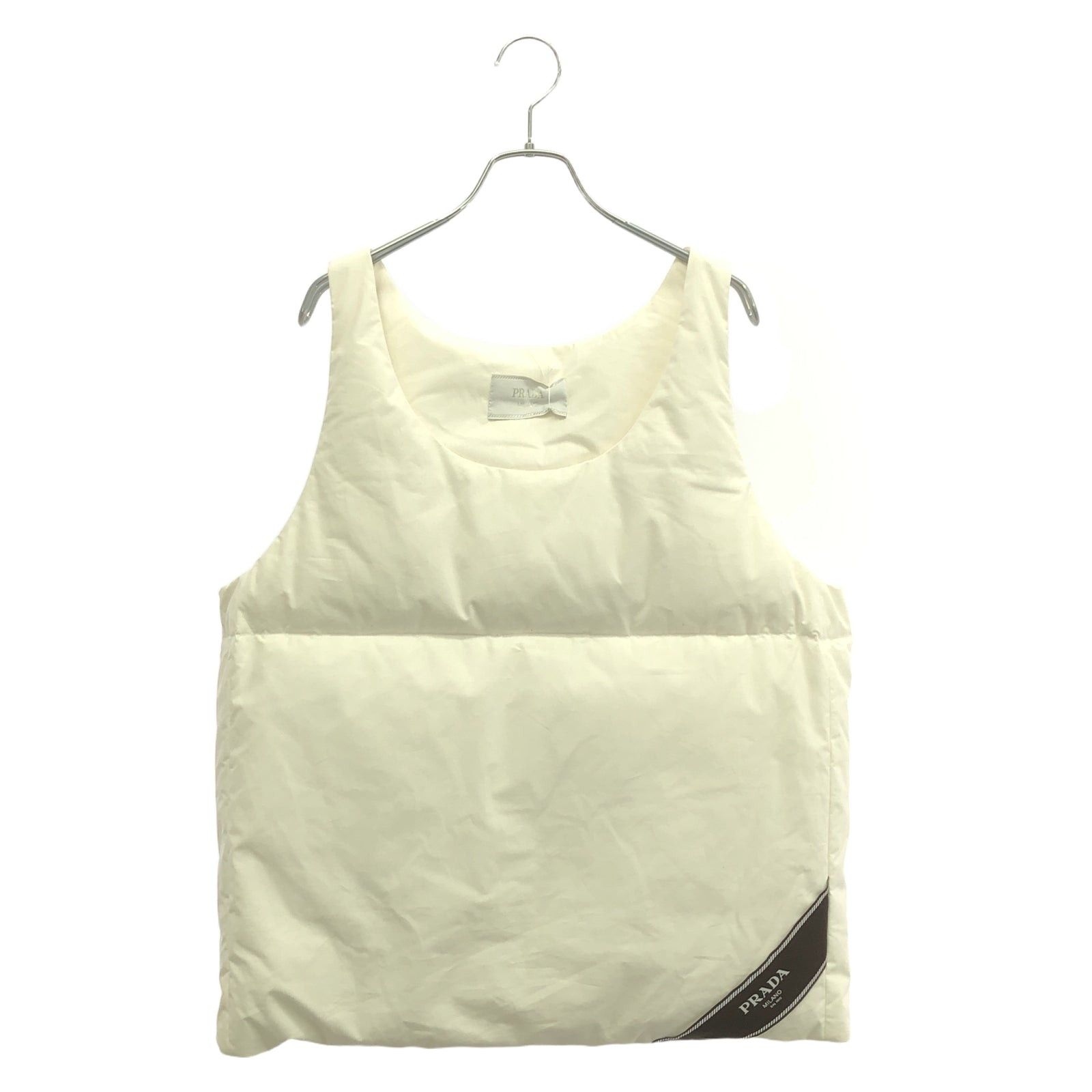 Prada Prada Vest Cotton White Size ONE SIZE - 1 Thumbnail
