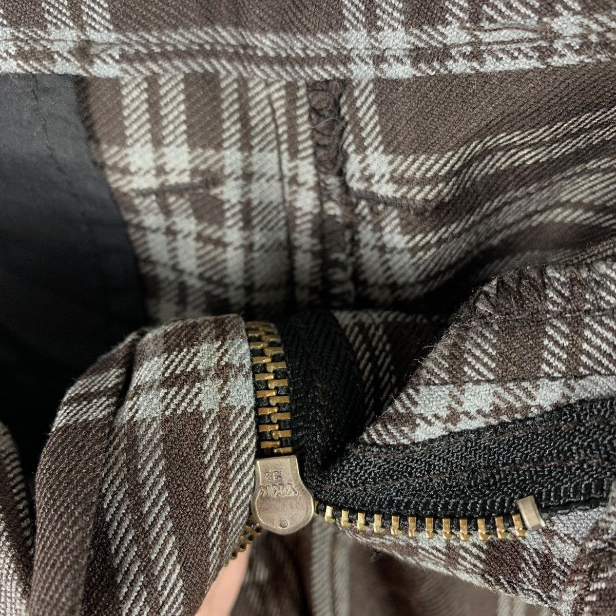 Japanese Brand × semanticdesign SEMANTIC DESIGN tartan plaid pants Size US 34 / EU 50 - 8 Thumbnail