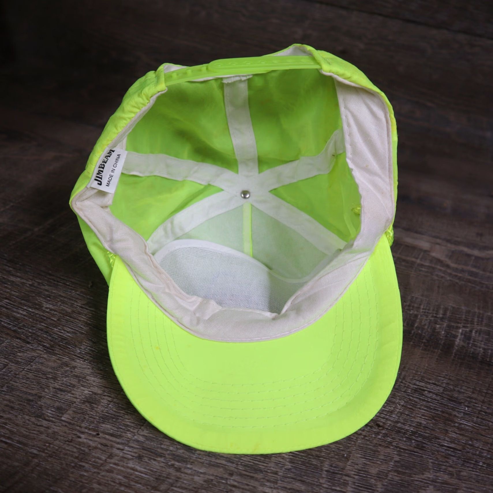 Vintage VINTAGE Jim Beam Baseball Cap Hat Snapback Men Adjustable Green 80s Boys Mens Girls Size ONE SIZE - 6 Thumbnail