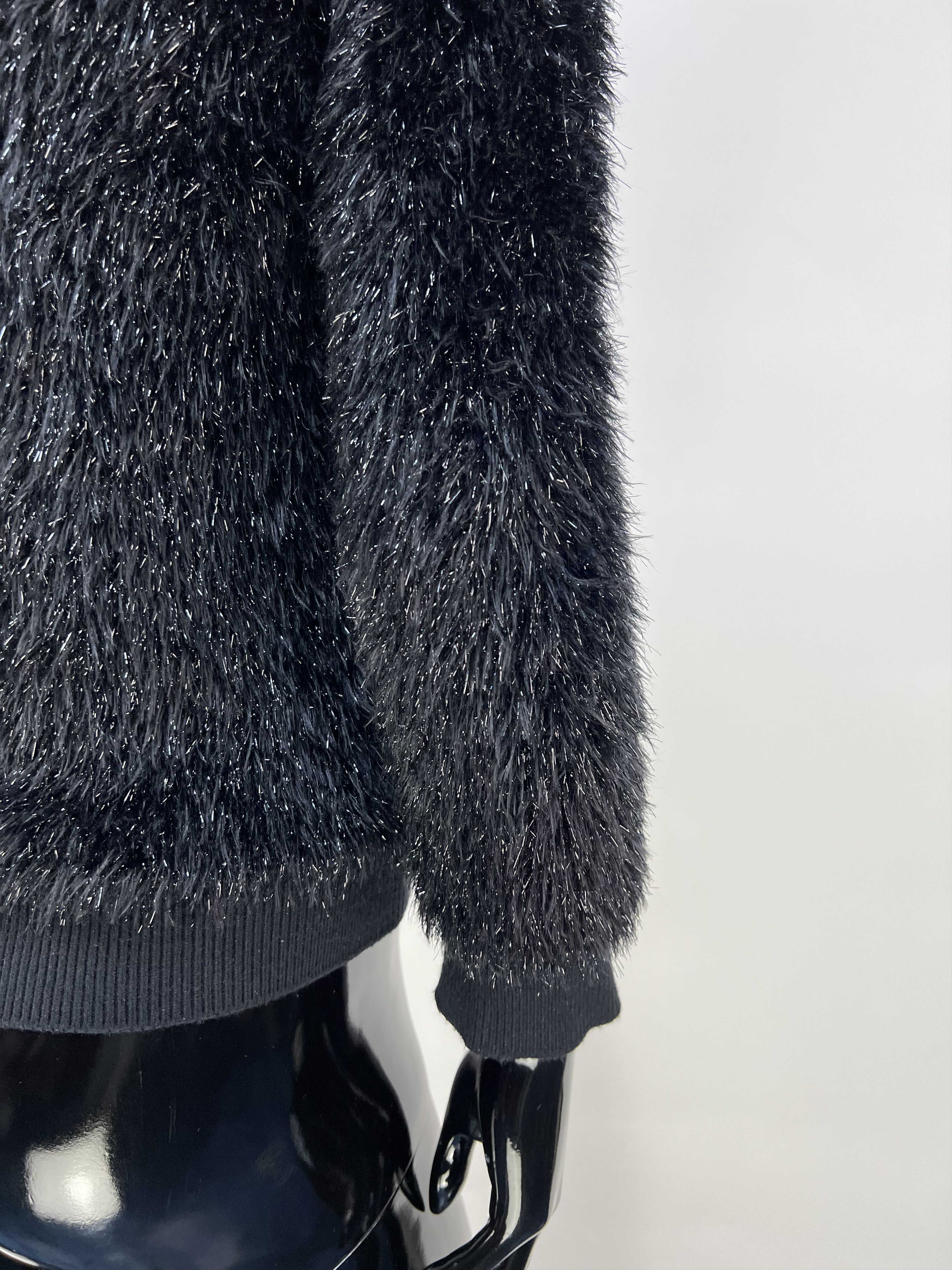 Emporio Armani Emporio Armani Style Fur Fuzzy Mohair Full Zip Jacket Size M / US 6-8 / IT 42-44 - 10 Thumbnail