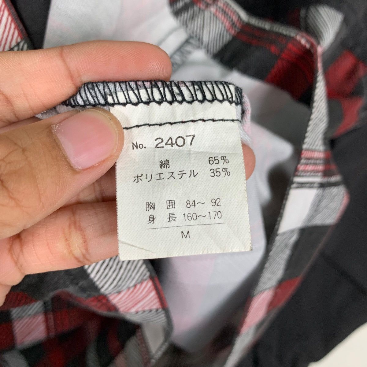 Japanese Brand BARREL ROLL Tartan Hybrid Half Zip Pullover Hoodie #1051-C47 Size US M / EU 48-50 / 2 - 12 Thumbnail