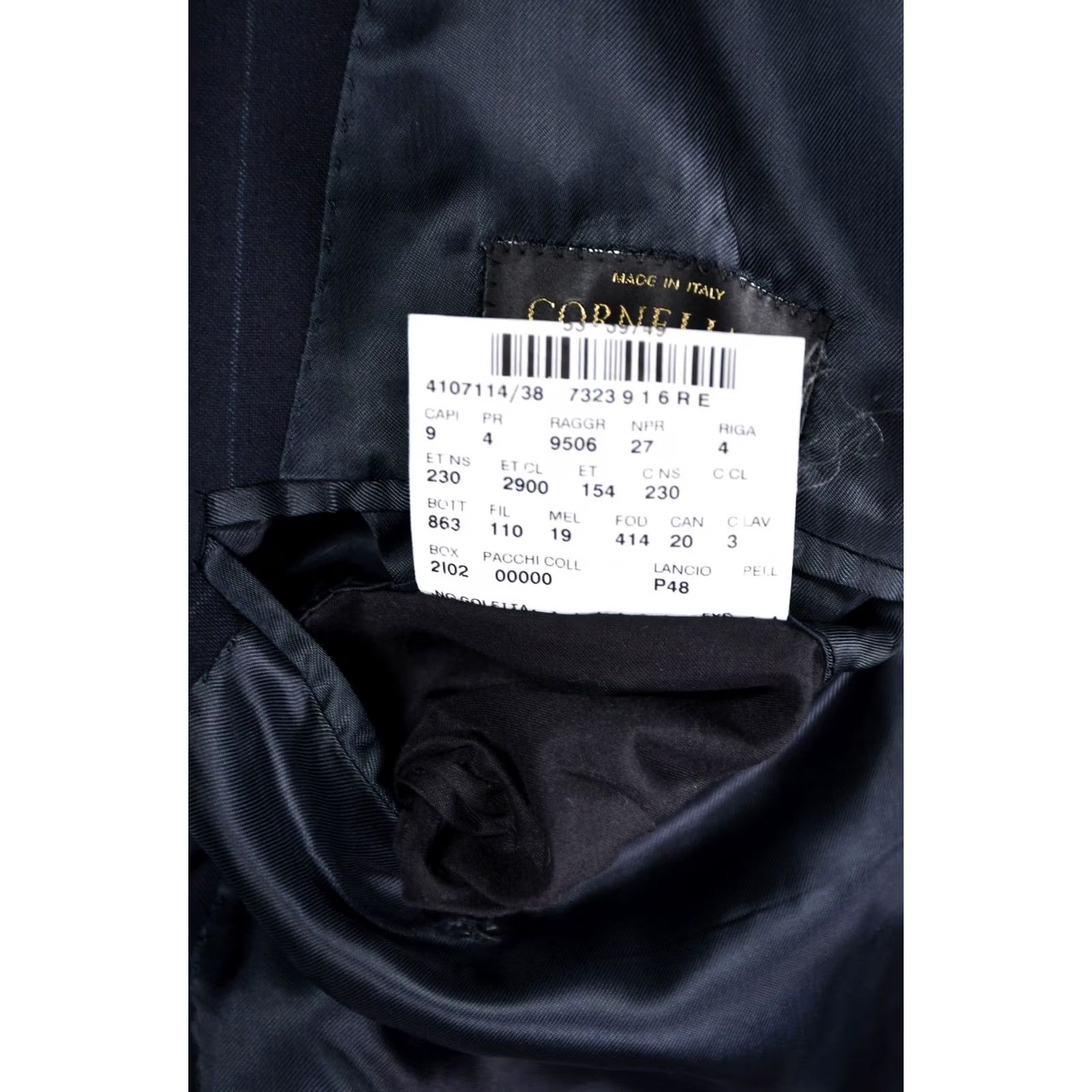 Corneliani Corneliani Blazer Striped Wool Men US 46 Size 46 100% Wool Brown Jacket/Blazer Style 100% Gen Size 46R - 4 Thumbnail