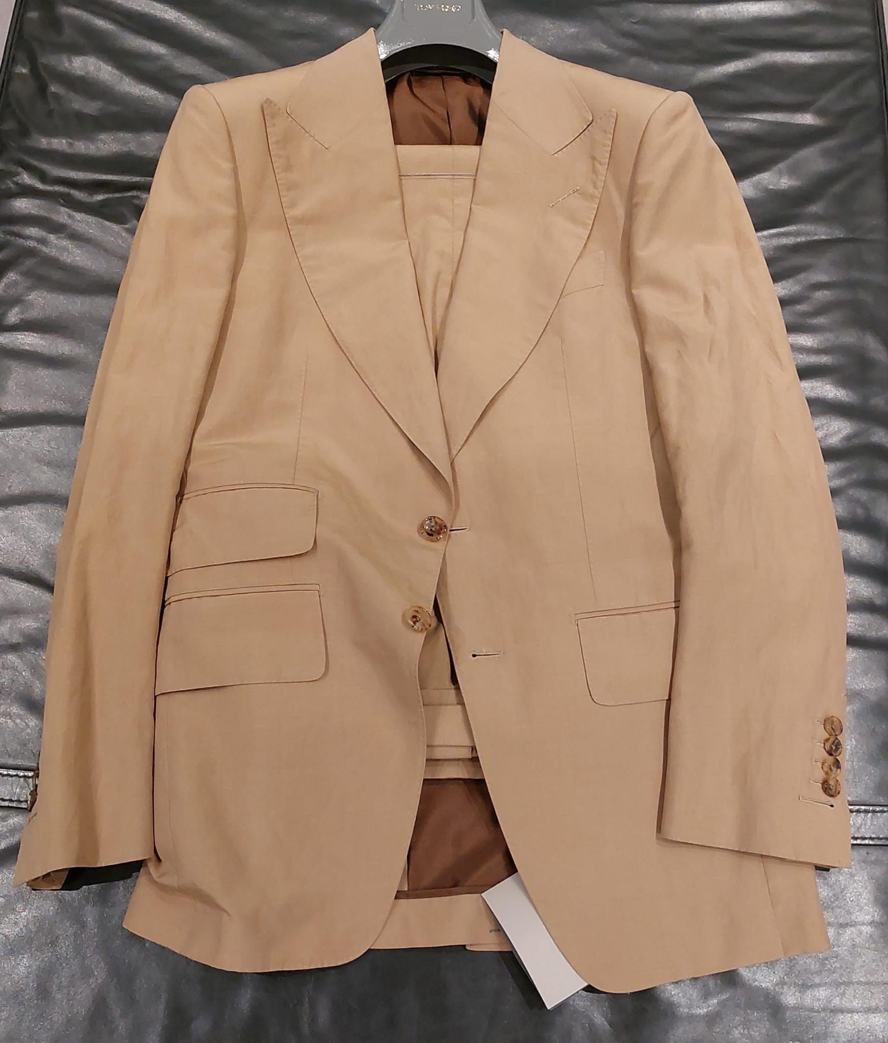 Tom Ford o1loc1c0824 15ML40SZ Atticus Jacket Suit in Brown Size US S / EU 44-46 / 1 - 1 Thumbnail