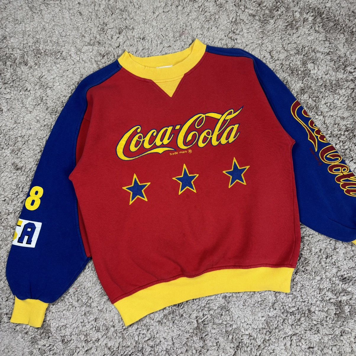 Coca Cola Vintage Coca Cola Colour Block Sweatshirt Size US M / EU 48-50 / 2 - 3 Thumbnail