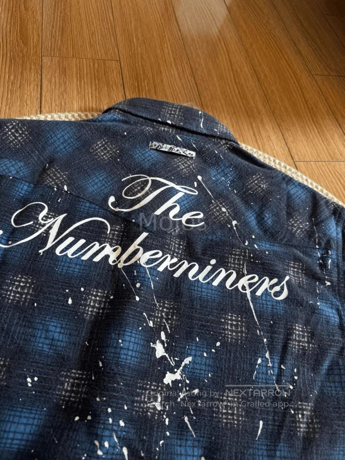 Number (N)ine Sz 3 Number Nine Fannel Splash Plaid Shirt. Size US L / EU 52-54 / 3 - 5 Thumbnail
