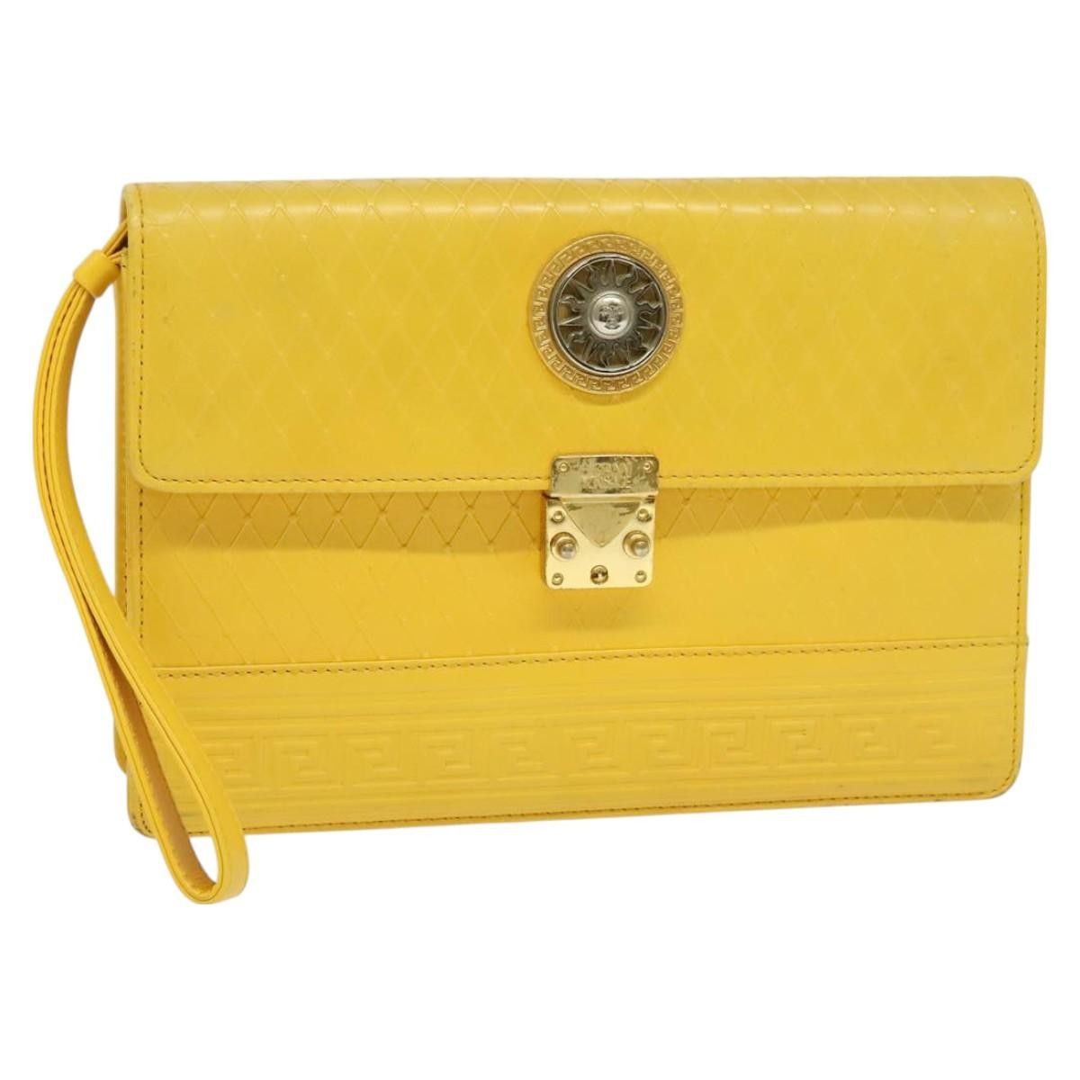 Versace Versace Wristlet Pouch Leather Size ONE SIZE - 1 Thumbnail