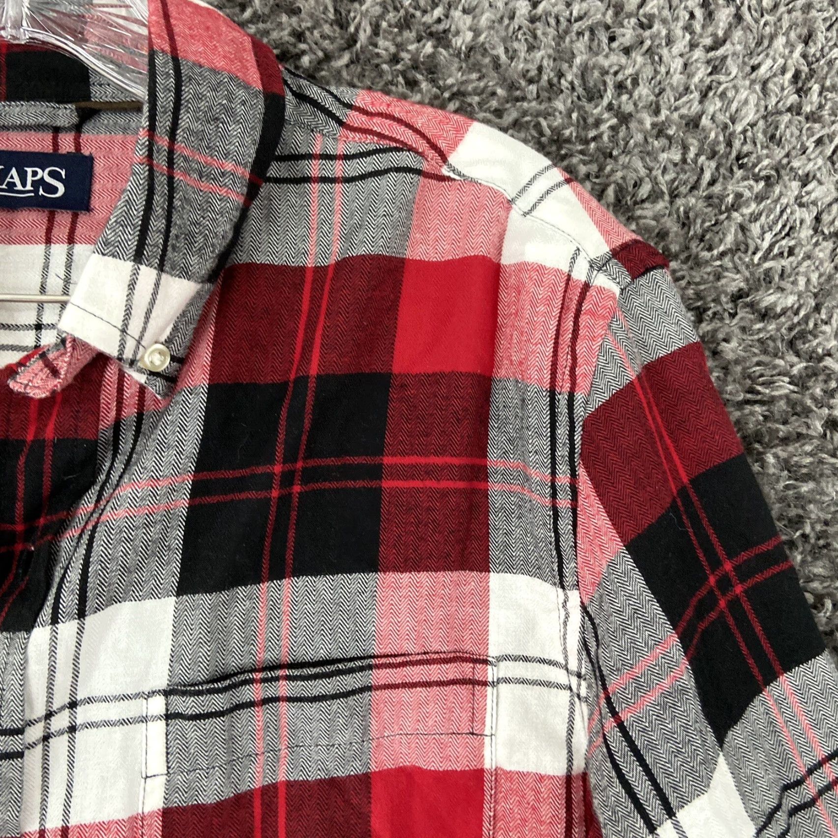 Chaps Chaps Shirt Mens Plaid Button-Up Long Sleeve Size M Multicolor Size US M / EU 48-50 / 2 - 4 Thumbnail