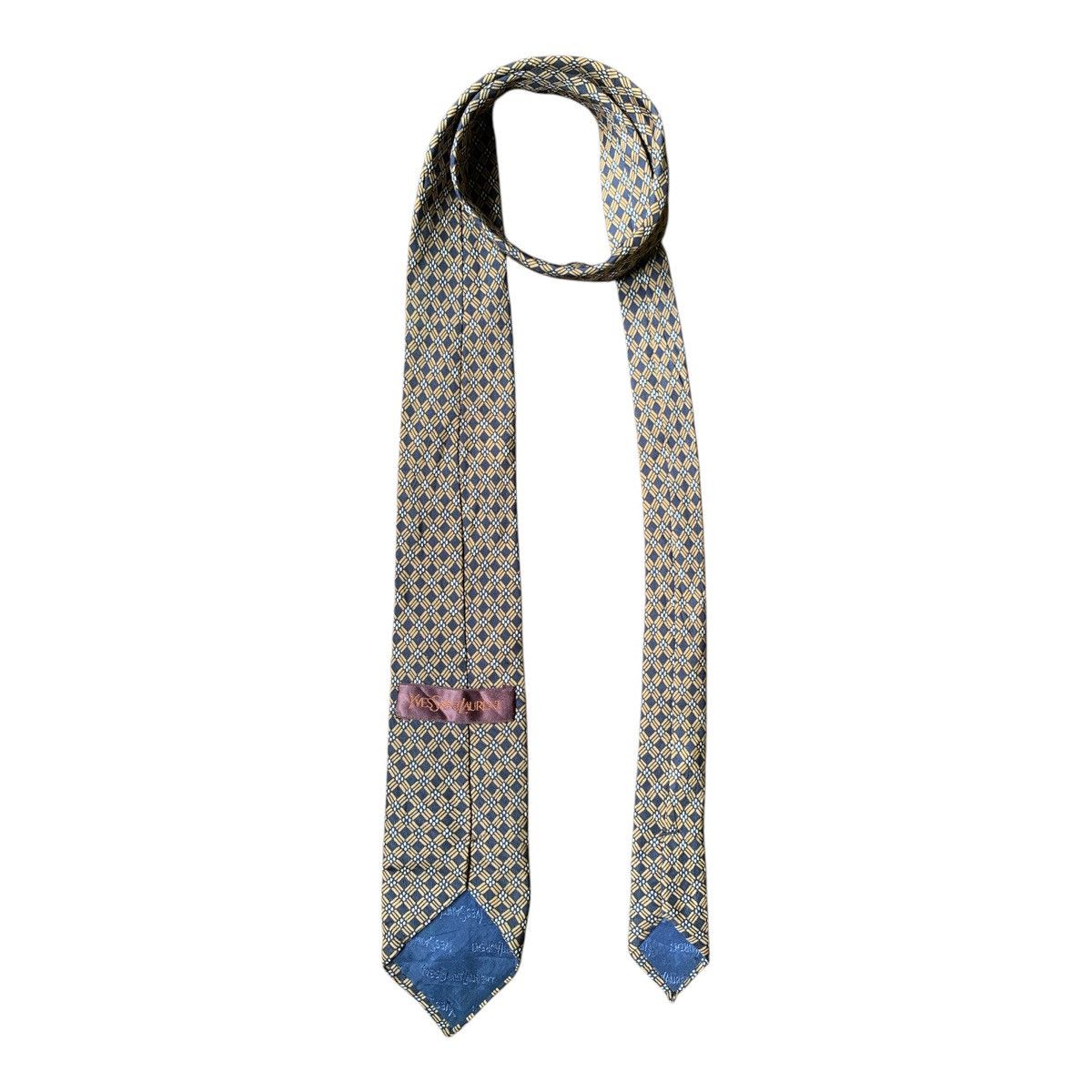 Designer × Vintage × Yves Saint Laurent Rare Design Vintage Yves Saint Laurent Ties Size ONE SIZE - 2 Thumbnail