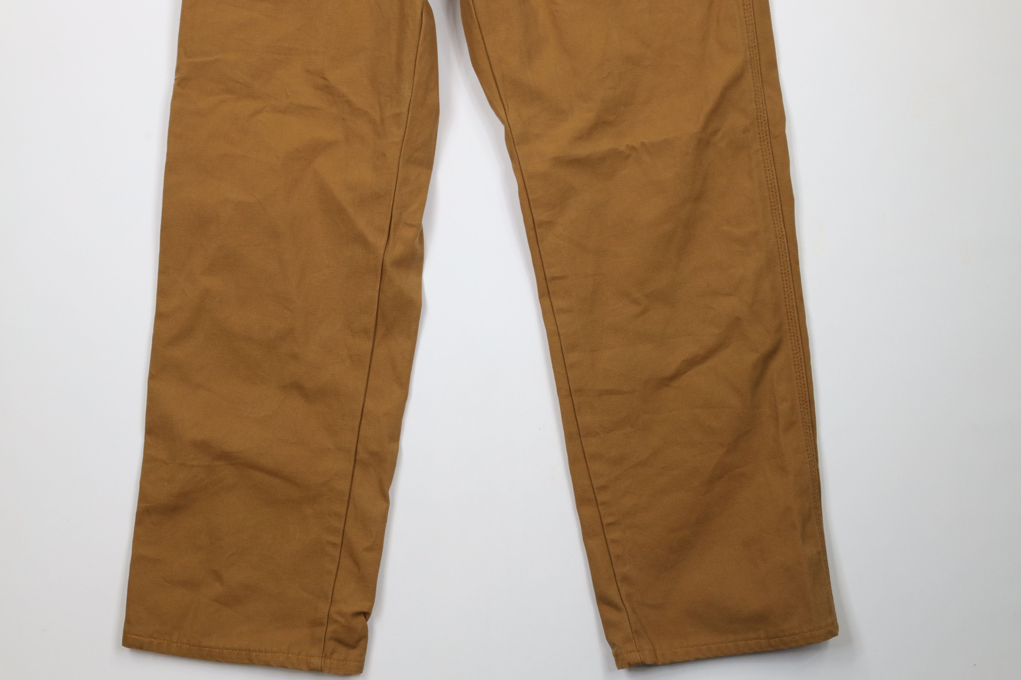 Dickies × Vintage Vintage Dickies Out Wide Leg Canvas Dungaree Pants Brown Size US 34 / EU 50 - 4 Thumbnail
