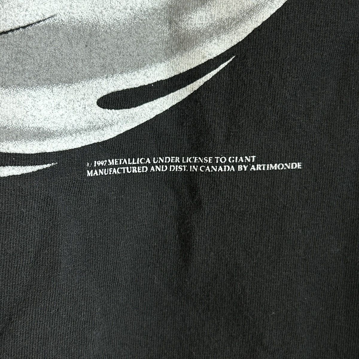 Band Tees RARE Metallica Rebel Pushead 1997 Vintage Tee Size US XL / EU 56 / 4 - 7 Thumbnail