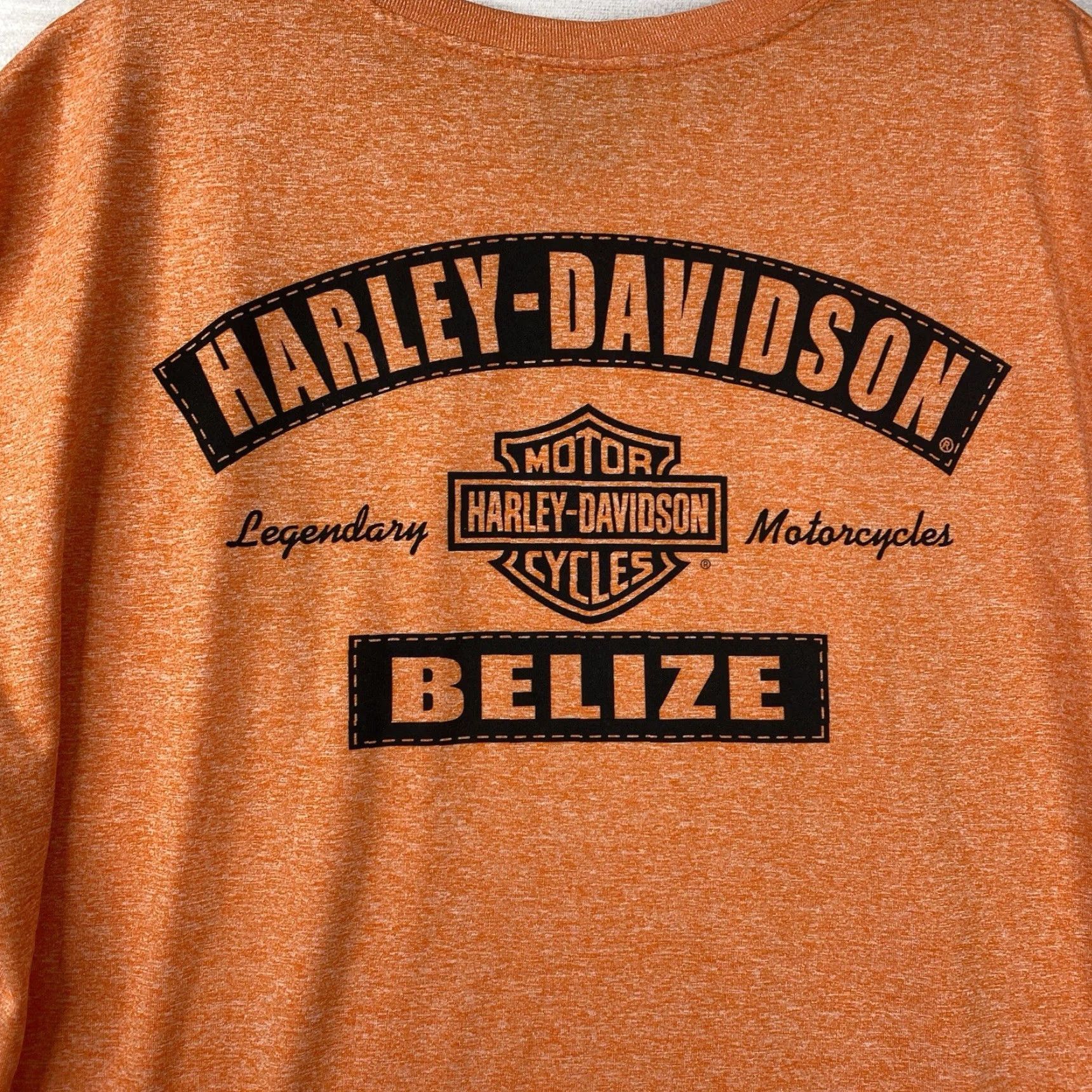 Harley Davidson Harley-Davidson Belize Tee Shirt Mens L Orange Motorcycles Central America Shirt Mens L Orange Harley-Davidson Belize Tee Shirt Size US L / EU 52-54 / 3 - 8 Thumbnail