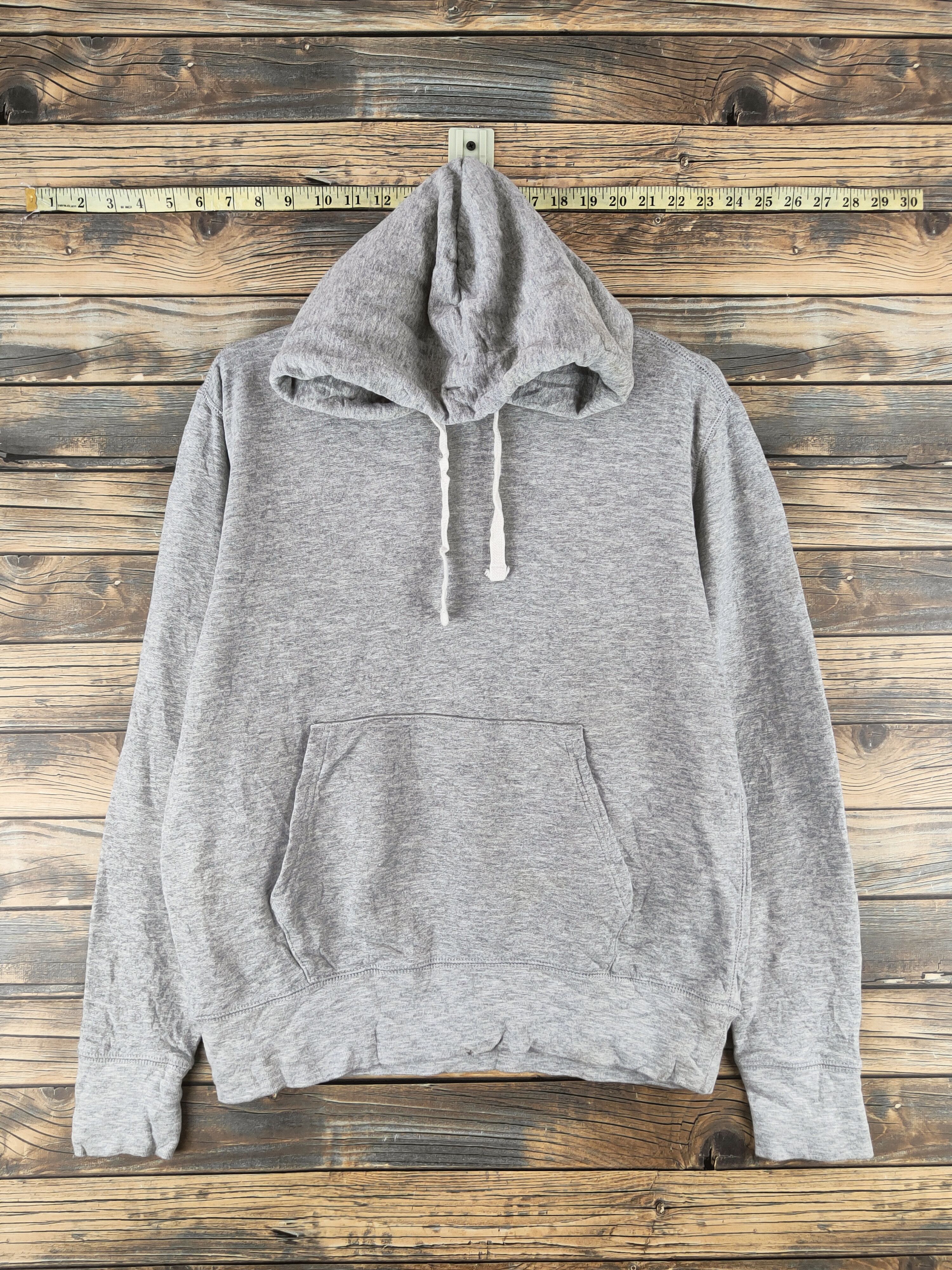 Japanese Brand Japanese Brand Gray Hoodie Sweatshirts Size L / US 10 / IT 46 - 1 Thumbnail