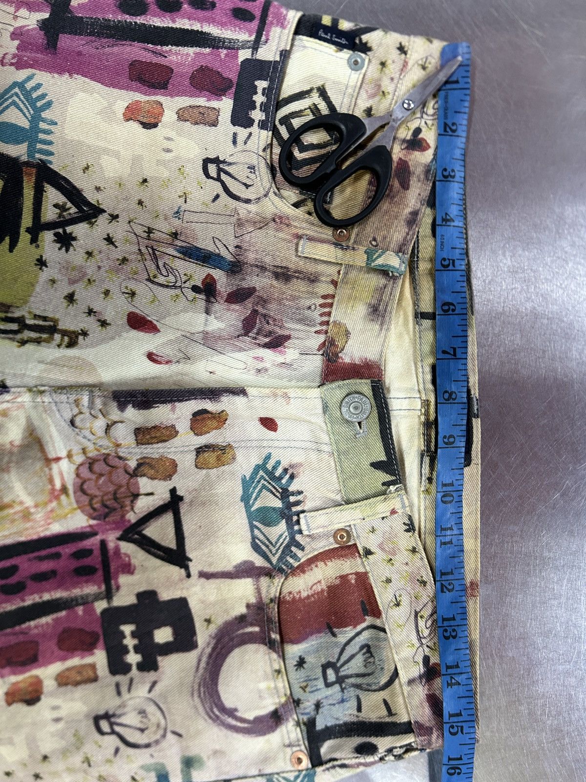 Paul Smith Paul Smith X Jean Michel Basquiat Jeans Size US 31 - 13 Thumbnail