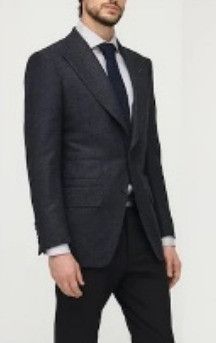 Tom Ford o1loc1c0724 15NL40 Jacket in Dark Grey Size US M / EU 48-50 / 2 - 5 Thumbnail