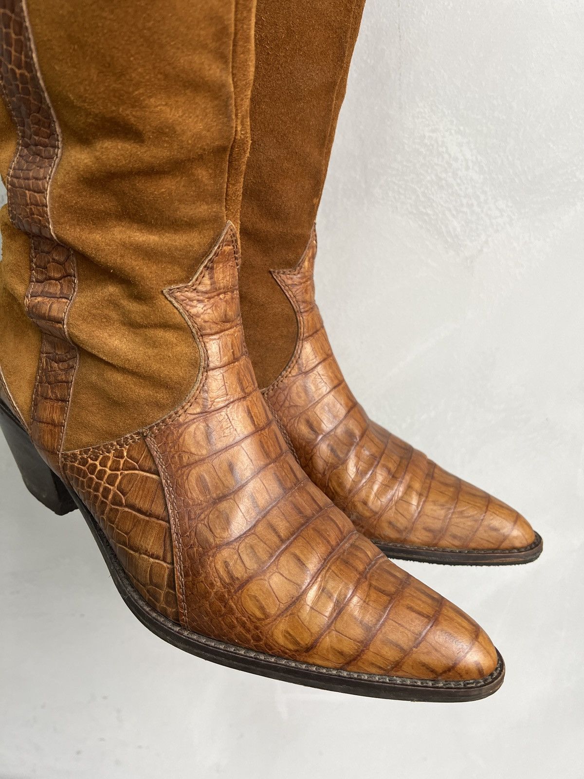 Guidi Western guidi style leather boots 90s style y2k Size US 7 / EU 40 - 3 Thumbnail
