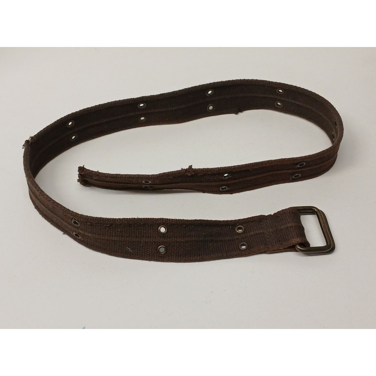 Other Brown (44) Braided Woven Leather Casual Belt Size 44 - 3 Thumbnail
