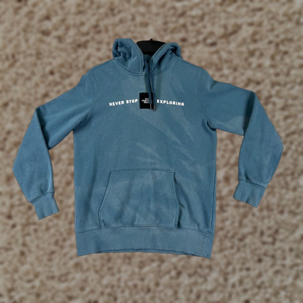 The North Face The North Face Sweater Womens Small Blue Pullover Cotton Blend Long Sleeve Maxi Size S / US 4 / IT 40 - 1 Thumbnail
