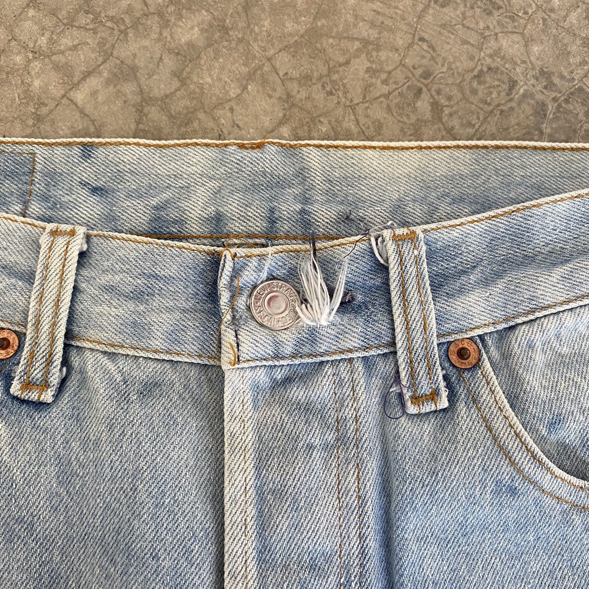 Levi's VTG Late 80’s Levis 501xx Acid Washed Blue Jeans Size US 28 / EU 44 - 10 Thumbnail
