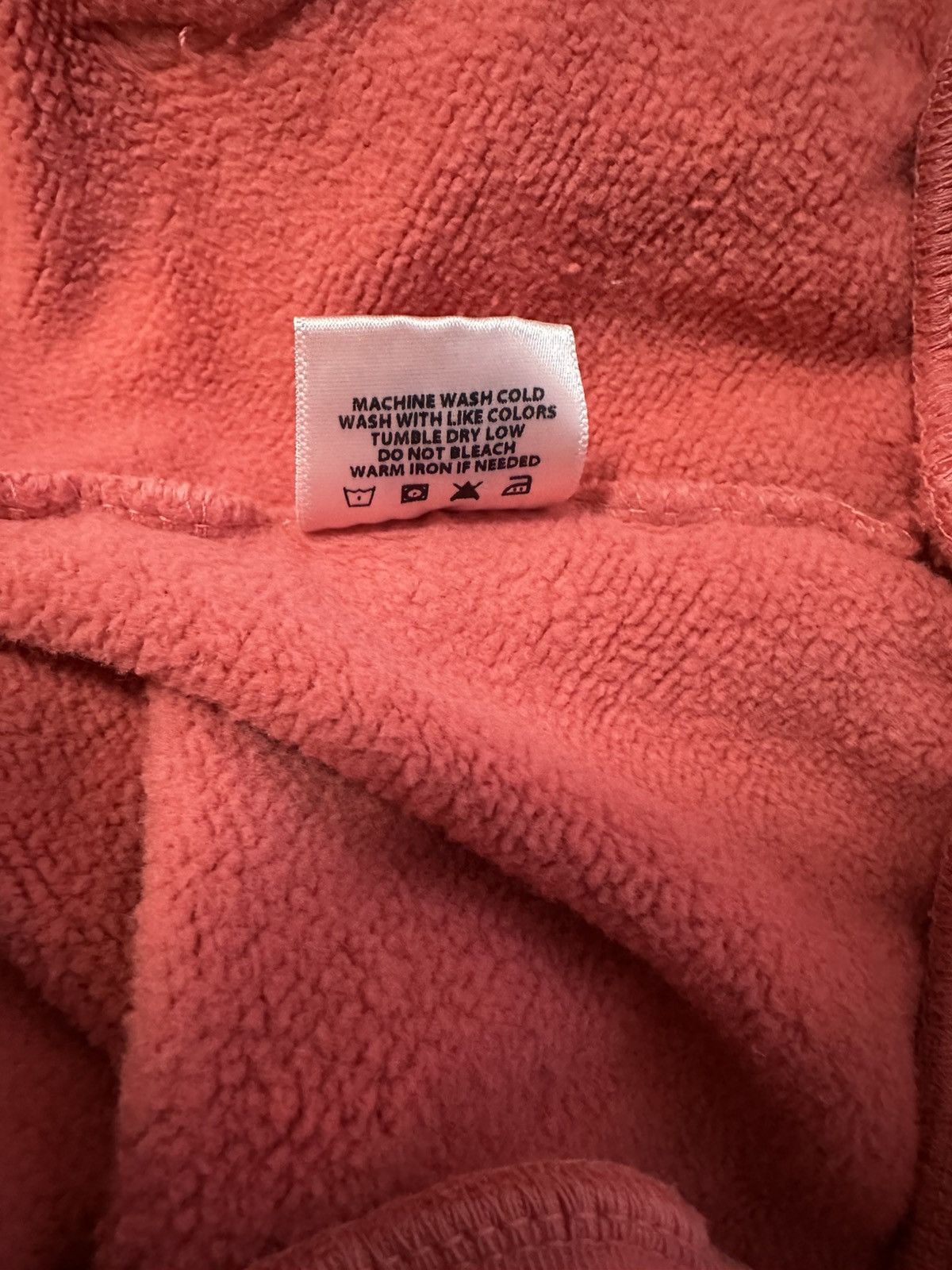 Other Salmon dyed hoodie blank. Came from TMG. Size US XL / EU 56 / 4 - 4 Thumbnail