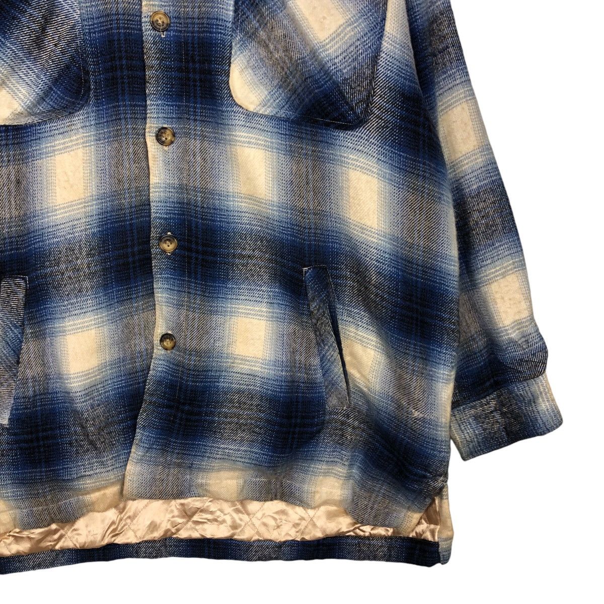 Japanese Brand 📌Vintage Chore Flannel Button Jacket Collins International Size US L / EU 52-54 / 3 - 6 Thumbnail