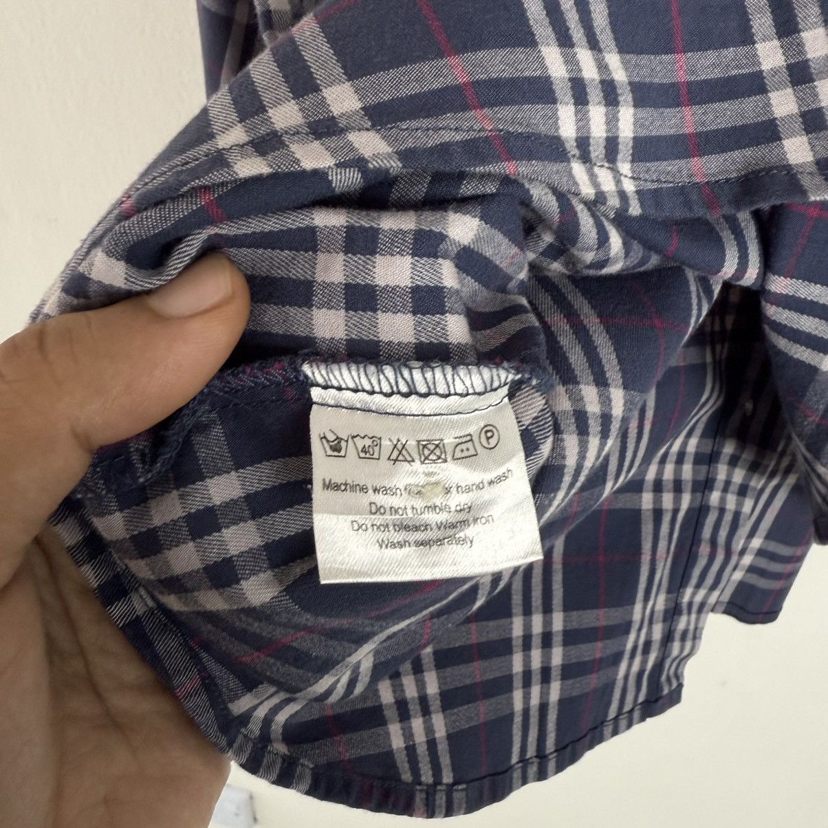 Burberry Burberry London Blue Novacheck. Size L / US 10 / IT 46 - 7 Thumbnail