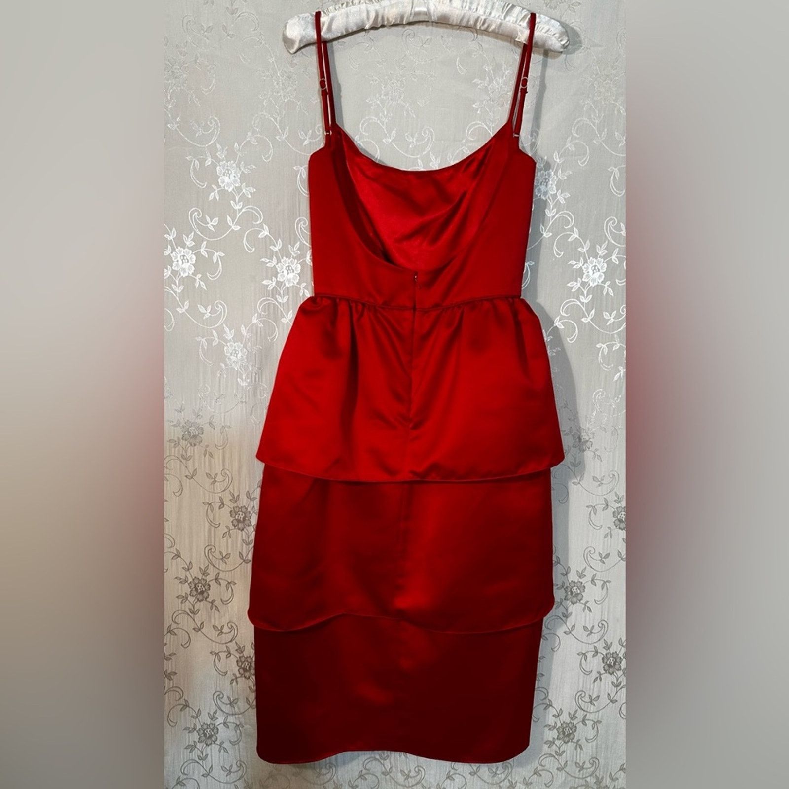 Betsey Johnson Betsey Johnson Red Tulip Layered Midi Dress (NWT, Vintage) Size XS / US 0-2 / IT 36-38 - 4 Thumbnail