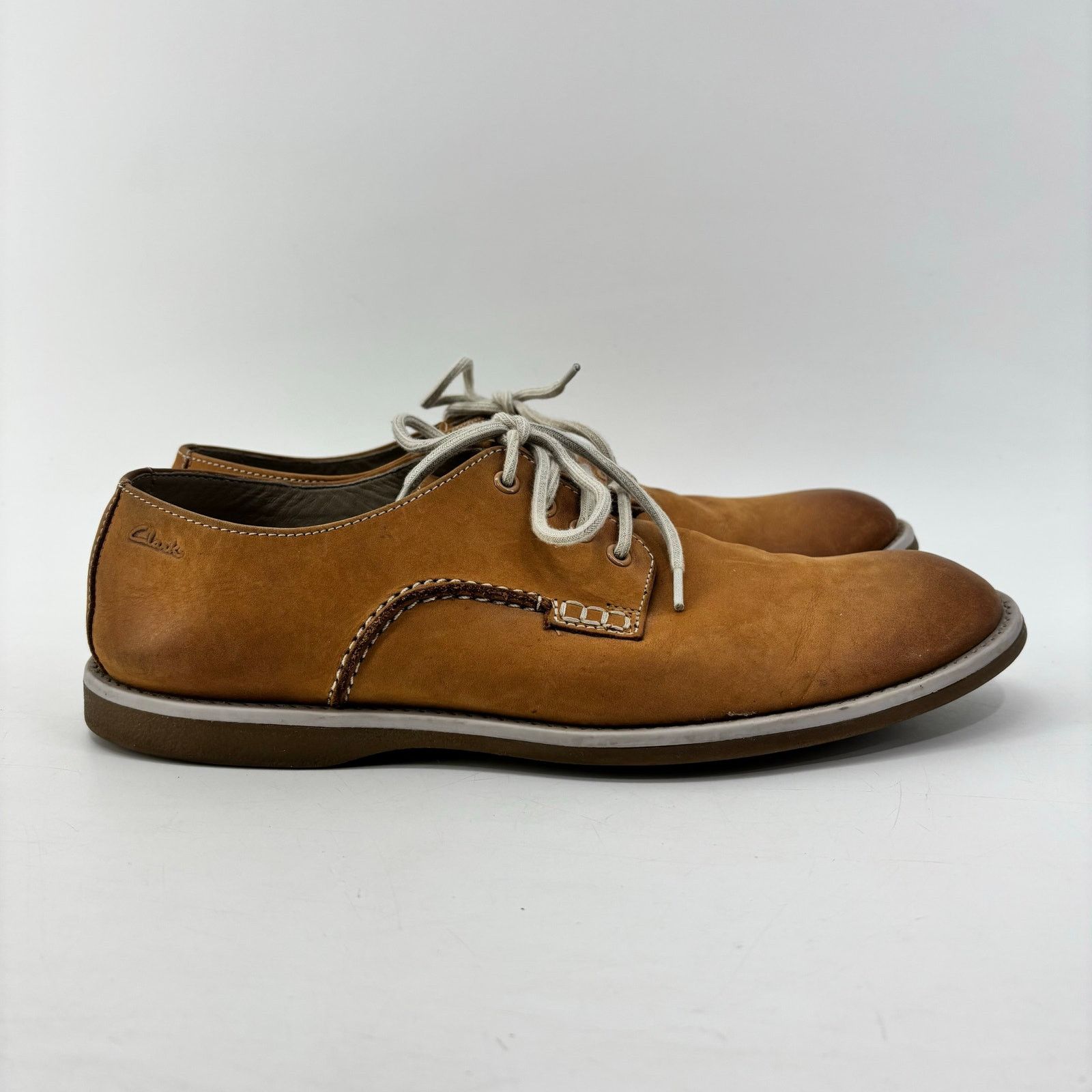 Clarks Clarks Farli Walk Mens Sz 10 Casual Tan Leather C&J Ltd TOR Size US 10 / EU 43 - 10 Thumbnail
