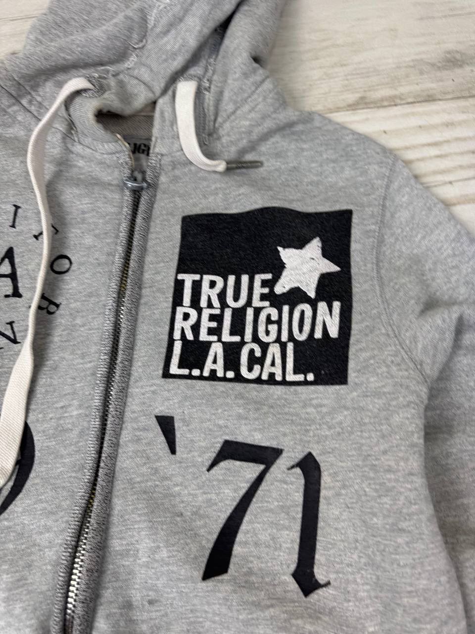 True Religion Vintage True Religion Hoodie Full Zip 1971 Multi Logo Y2K Size US S / EU 44-46 / 1 - 9 Thumbnail