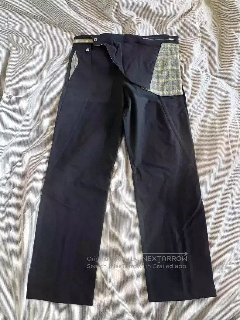 Kiko Kostadinov kiko kostadinov 22aw/22fw Rear zipper/split wide leg pants. Size US 32 / EU 48 - 1 Thumbnail