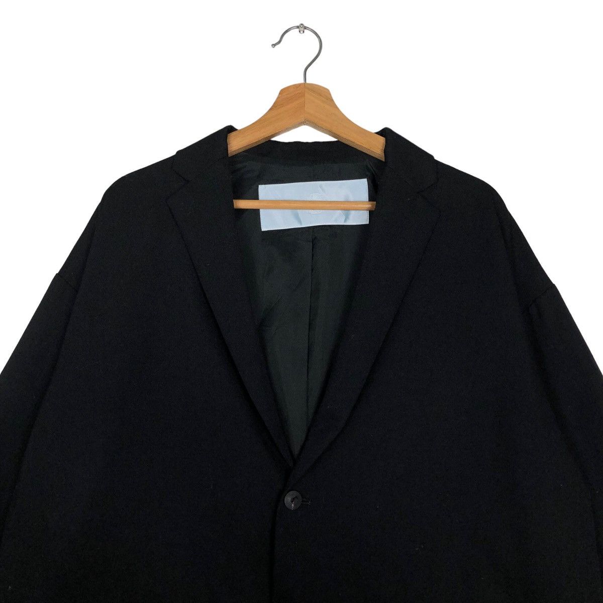 Dulcamara Japan 🔥Vintage Rich Black Long Jacket Dulcamara Double Breast Size US M / EU 48-50 / 2 - 3 Thumbnail