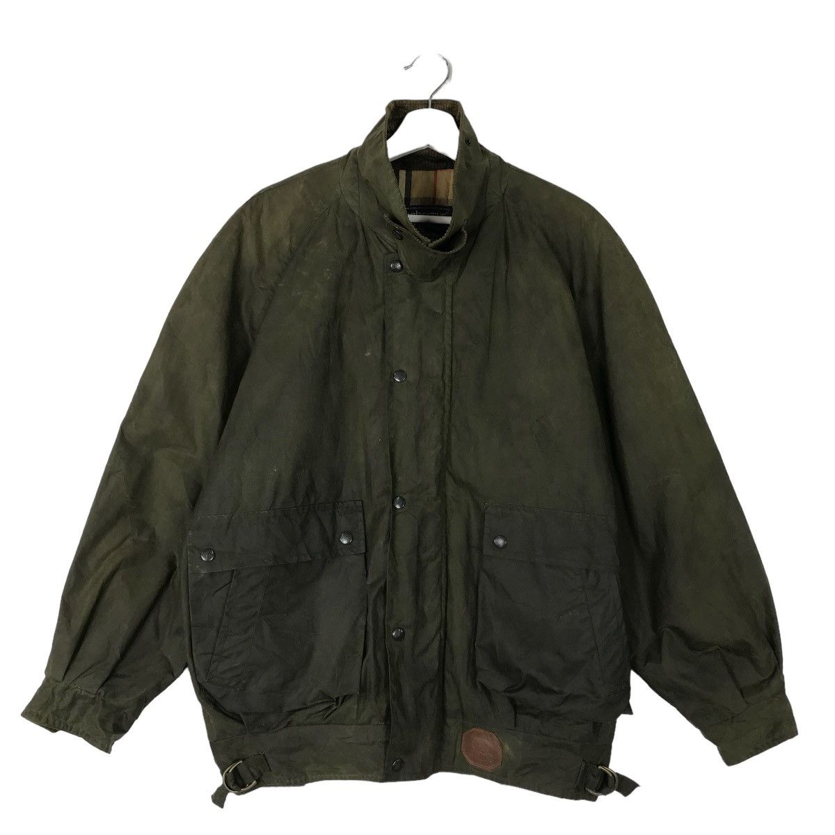 Burberry 💥 BURBERRY NOVA CHECK LINING WAXED JACKET MADE IN ENGLAND Size US L / EU 52-54 / 3 - 2 Thumbnail