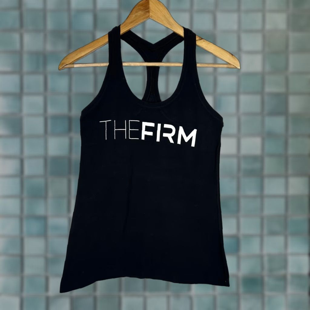 Lululemon Lululemon The Firm Staff Graphic Racerback Tank Top Black Womens Small Size S / US 4 / IT 40 - 1 Thumbnail