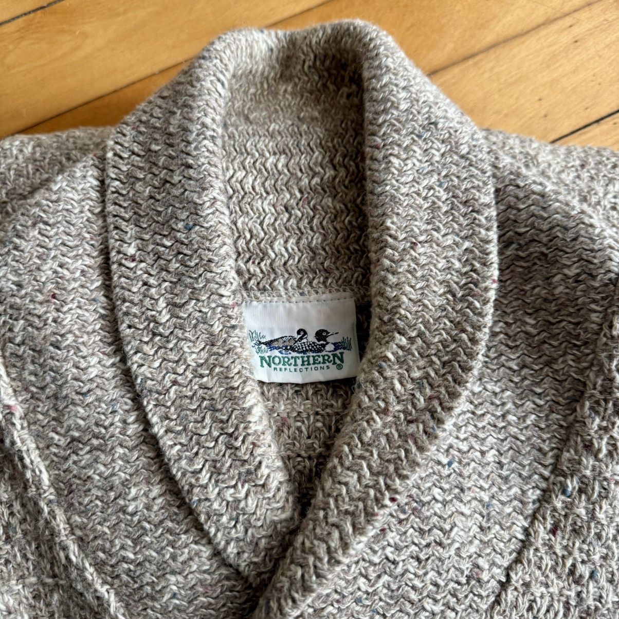 Northern Reflections Vintage Northern Reflections Fisherman Sweater Folded Collar Size US M / EU 48-50 / 2 - 2 Thumbnail