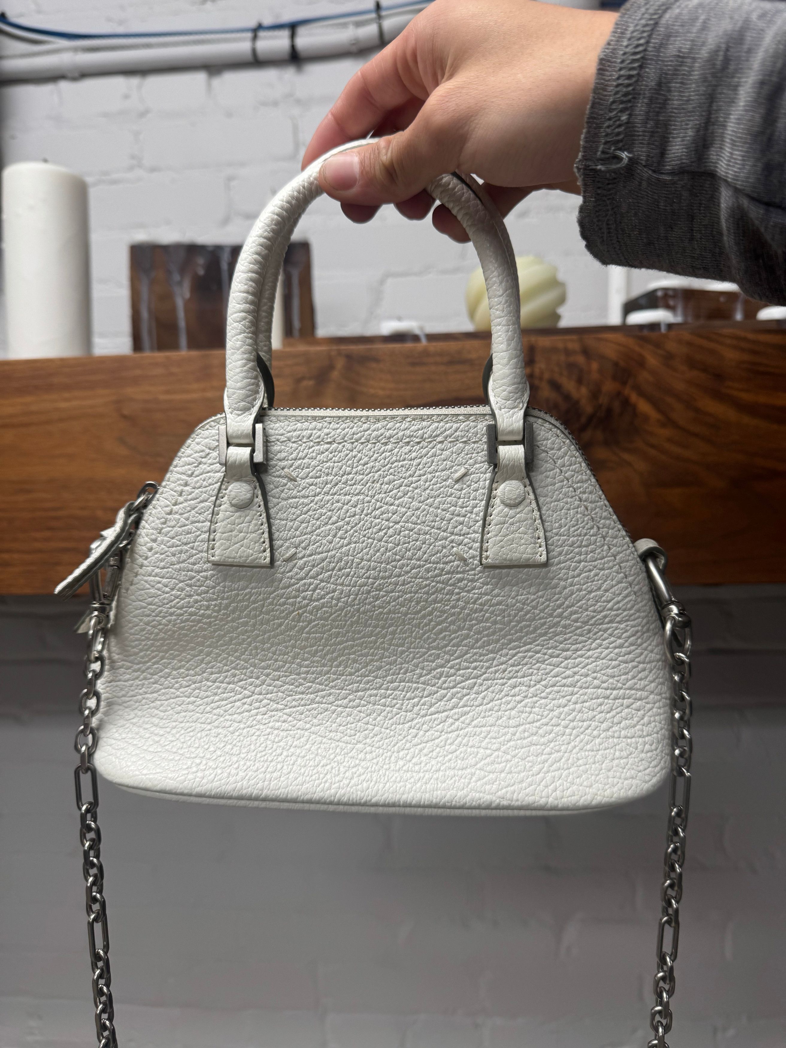 Maison Margiela Maison Margiela Micro ‘5AC’ Miniature Leather Purse Size ONE SIZE - 1 Thumbnail