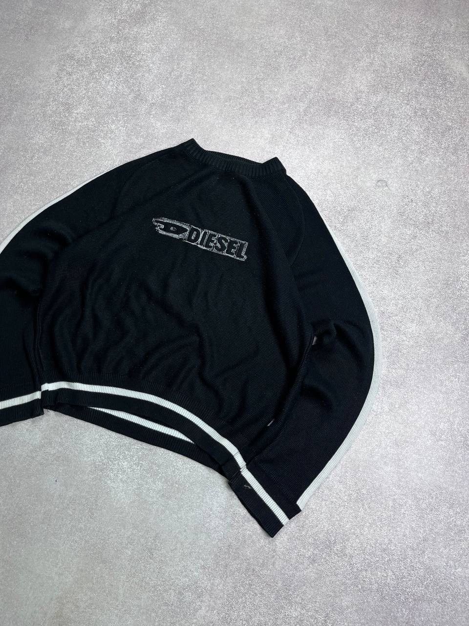Diesel × Vintage Vintage Diesel Big Logo Archival Boxy Sweater L Size US L / EU 52-54 / 3 - 2 Thumbnail